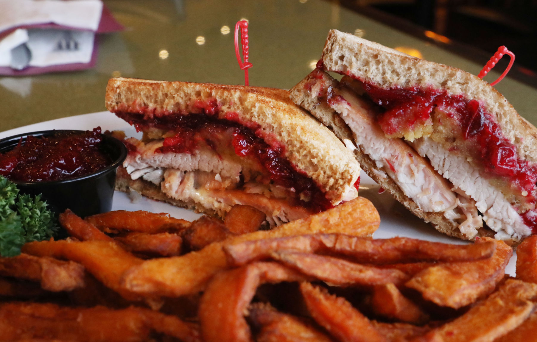 Kelsey's Thanksgiving sandwich